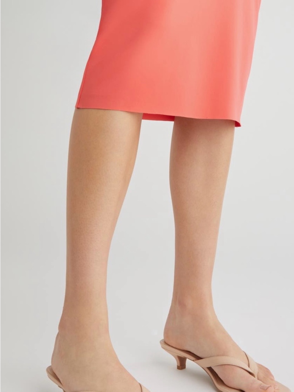 Open Edit | Tori Kitten Heel Sandal, Nude Size 10 - GUC